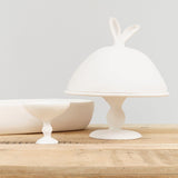 Tina Frey Designs Home Kitchen Serving Lapin Large Domed Cake Stand White / 11.5" D X 13" H
