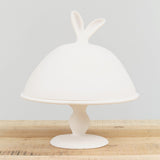 Tina Frey Designs Home Kitchen Serving Lapin Large Domed Cake Stand White / 11.5" D X 13" H