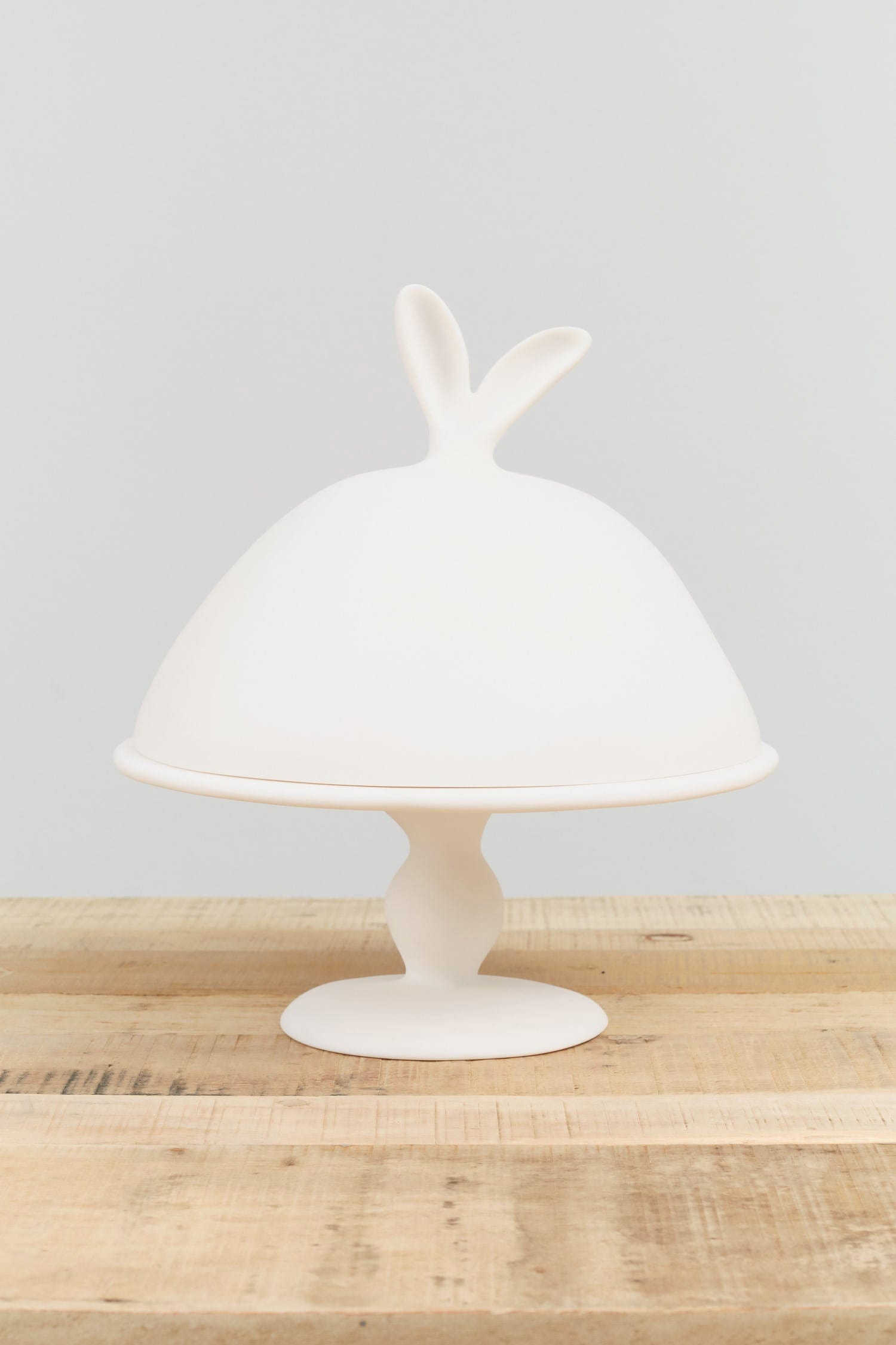 Tina Frey Designs Home Kitchen Serving Lapin Large Domed Cake Stand White / 11.5" D X 13" H