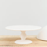 Tina Frey Designs Home Kitchen Serving Lapin Large Domed Cake Stand White / 11.5" D X 13" H