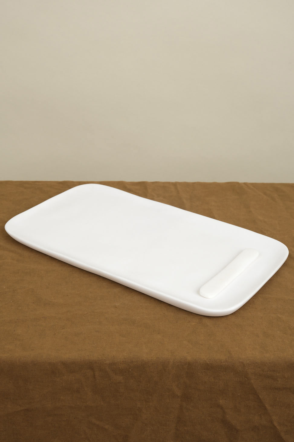 Large Serving Board with Cheese Spreader on table