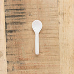Tina Frey Designs Home Kitchen Serving Sculpt Caviar Spoon White / 3" L X 0.75" H