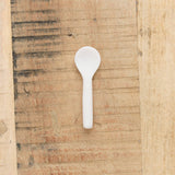 Tina Frey Designs Home Kitchen Serving Sculpt Caviar Spoon White / 3" L X 0.75" H