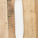 Tina Frey Designs Home Kitchen Serving Sculpt Olive Dish White / 12" L X 2.5" W X 1" H