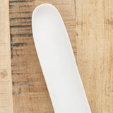Tina Frey Designs Home Kitchen Serving Sculpt Olive Dish White / 12" L X 2.5" W X 1" H