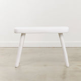 Tina Frey Designs Home Objects Sculpt Petite Bench White / 27" L X 12" W X 18" H