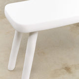 Tina Frey Designs Home Objects Sculpt Petite Bench White / 27" L X 12" W X 18" H