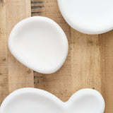 Tina Frey Designs Home Kitchen Serving Small Amoeba Bowl White / 4.25" L X 4.25" W X 1.5" H
