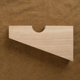 MQuan Home Objects 6.5" Wood Square Notched Wall Mount Bracket White Oak / 6.5"