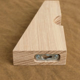 MQuan Home Objects 6.5" Wood Square Notched Wall Mount Bracket White Oak / 6.5"