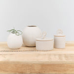 Tomoro Pottery Home Kitchen Containers Geo Jar 5.5" H X 5" Dia