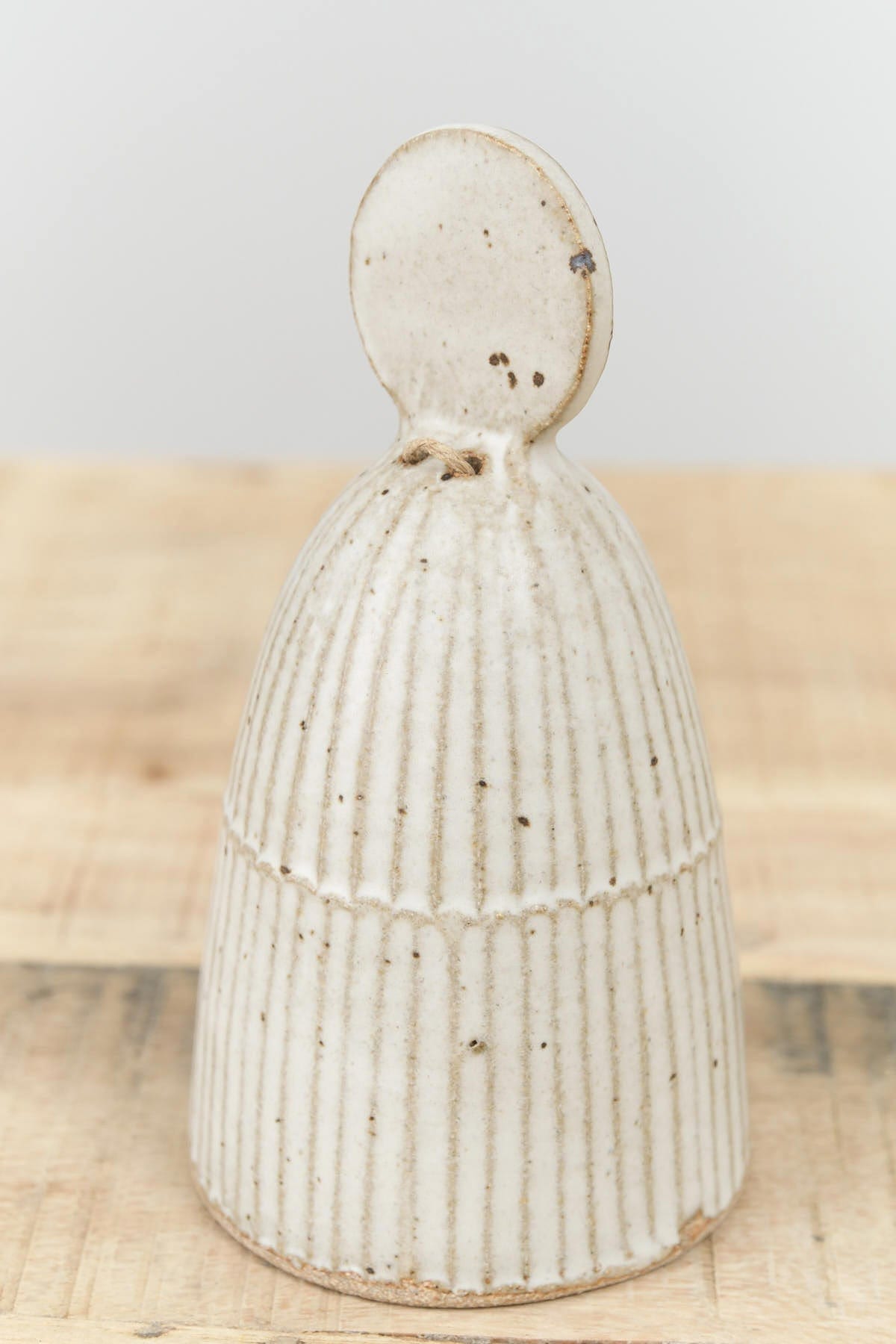 Tomoro Pottery Home Kitchen Serving Medium Dinner Bell 6" H X 3.5" D