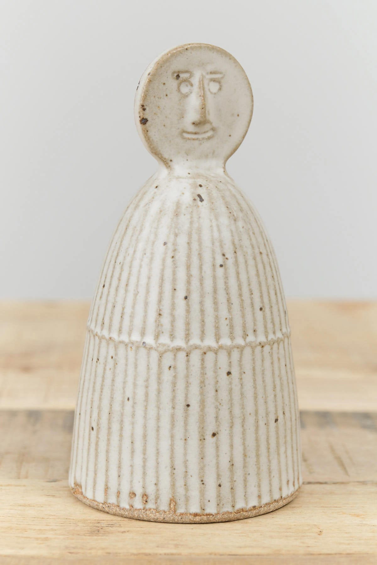 Tomoro Pottery Home Kitchen Serving Medium Dinner Bell 6" H X 3.5" D