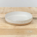 Tomoro Pottery Home Kitchen Dishware Medium Terra Deep Plate 1.75" H X 8" Dia
