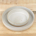 Tomoro Pottery Home Kitchen Dishware Small Terra Deep Plate 1.5" H X 5" Dia