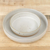 Tomoro Pottery Home Kitchen Dishware Small Terra Deep Plate 1.5" H X 5" Dia
