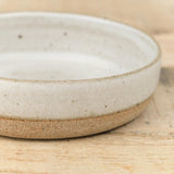 Tomoro Pottery Home Kitchen Dishware Small Terra Deep Plate 1.5" H X 5" Dia