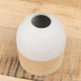 Tomoro Pottery Home Kitchen Vases Terra Wide Bud Vase 4" H X 3.5" Dia