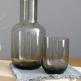 Toyo Sasaki Glass Home Kitchen Glassware Glass Decanter and Cup Set