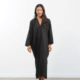 Two NY Apparel Womens Dresses Long Grid Caftan Black / One Size