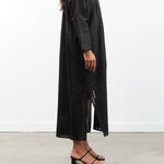 Two NY Apparel Womens Dresses Long Grid Caftan Black / One Size