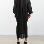 Two NY Apparel Womens Dresses Long Grid Caftan Black / One Size