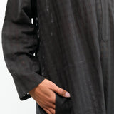 Two NY Apparel Womens Dresses Long Grid Caftan Black / One Size
