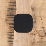Uashmama Home Kitchen Coasters Lapaper Coaster Black / 4" L X 4" W