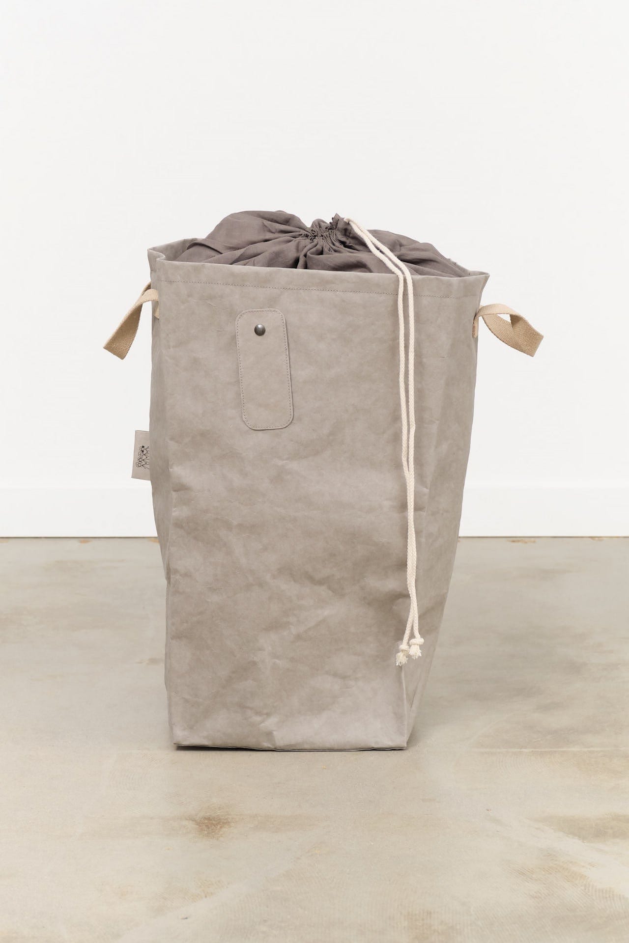 Uashmama Home Baskets Lapo Laundry Bag Hamper Grey / 14" W X 12" D X 23"H
