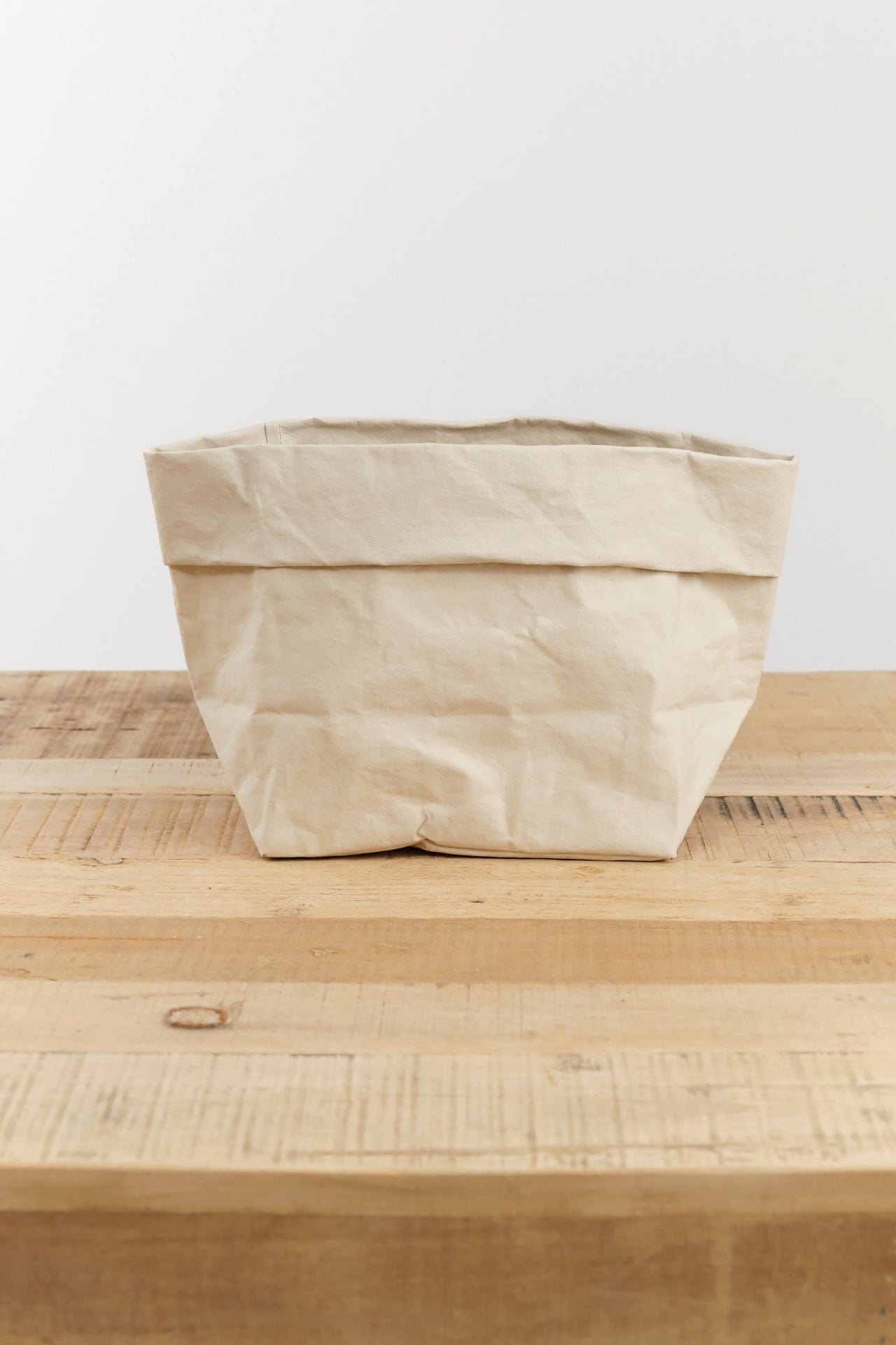 Uashmama Home Baskets Large Paper Bag Cachemire / 8" L X 6" W X 13" H