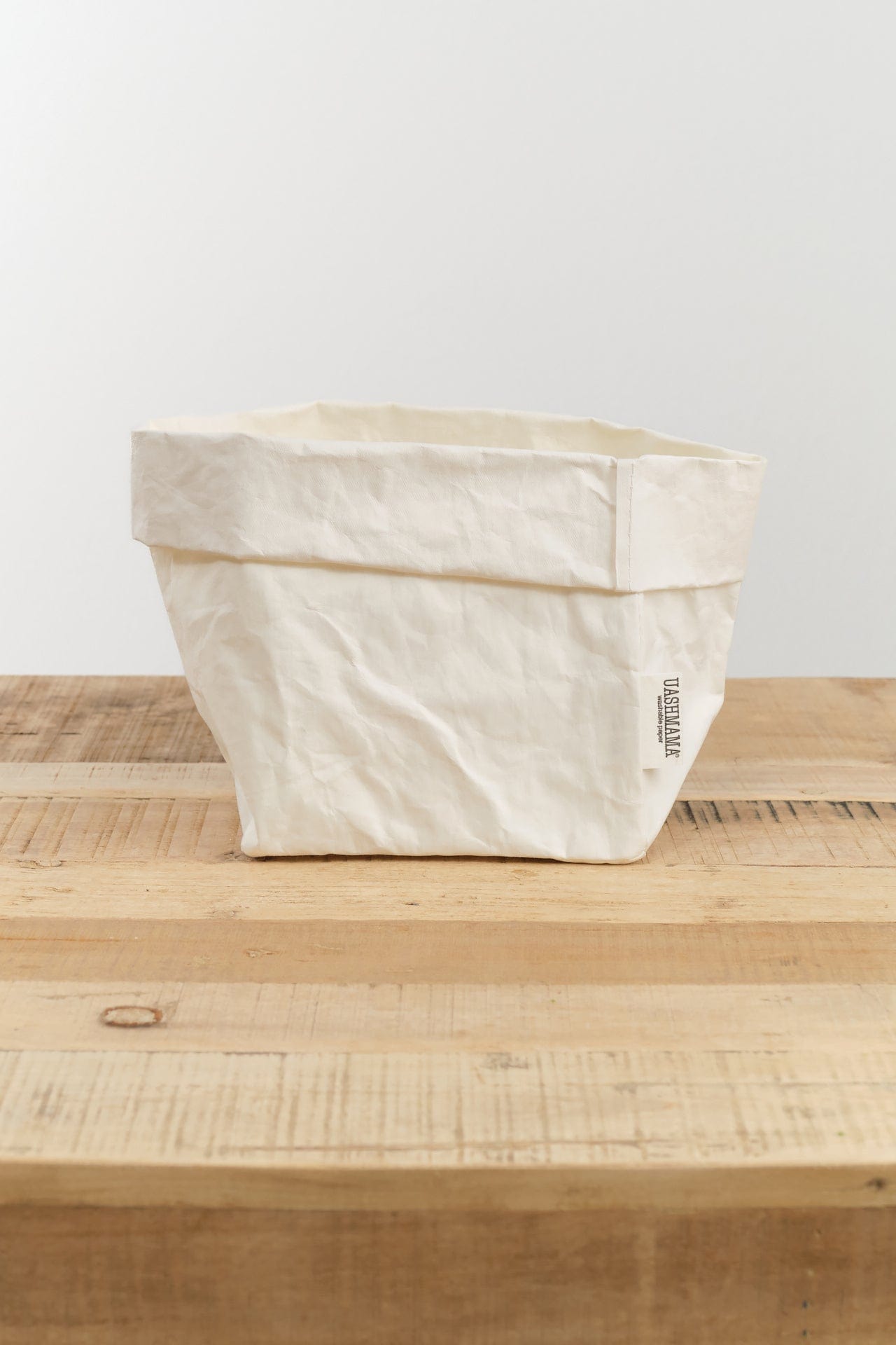 Uashmama Home Baskets Large Paper Bag White / 8" L X 6" W X 13" H