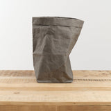 Uashmama Home Baskets Large Plus Paper Bag Dark Grey / 14.5" L 13" W X 12.5" H