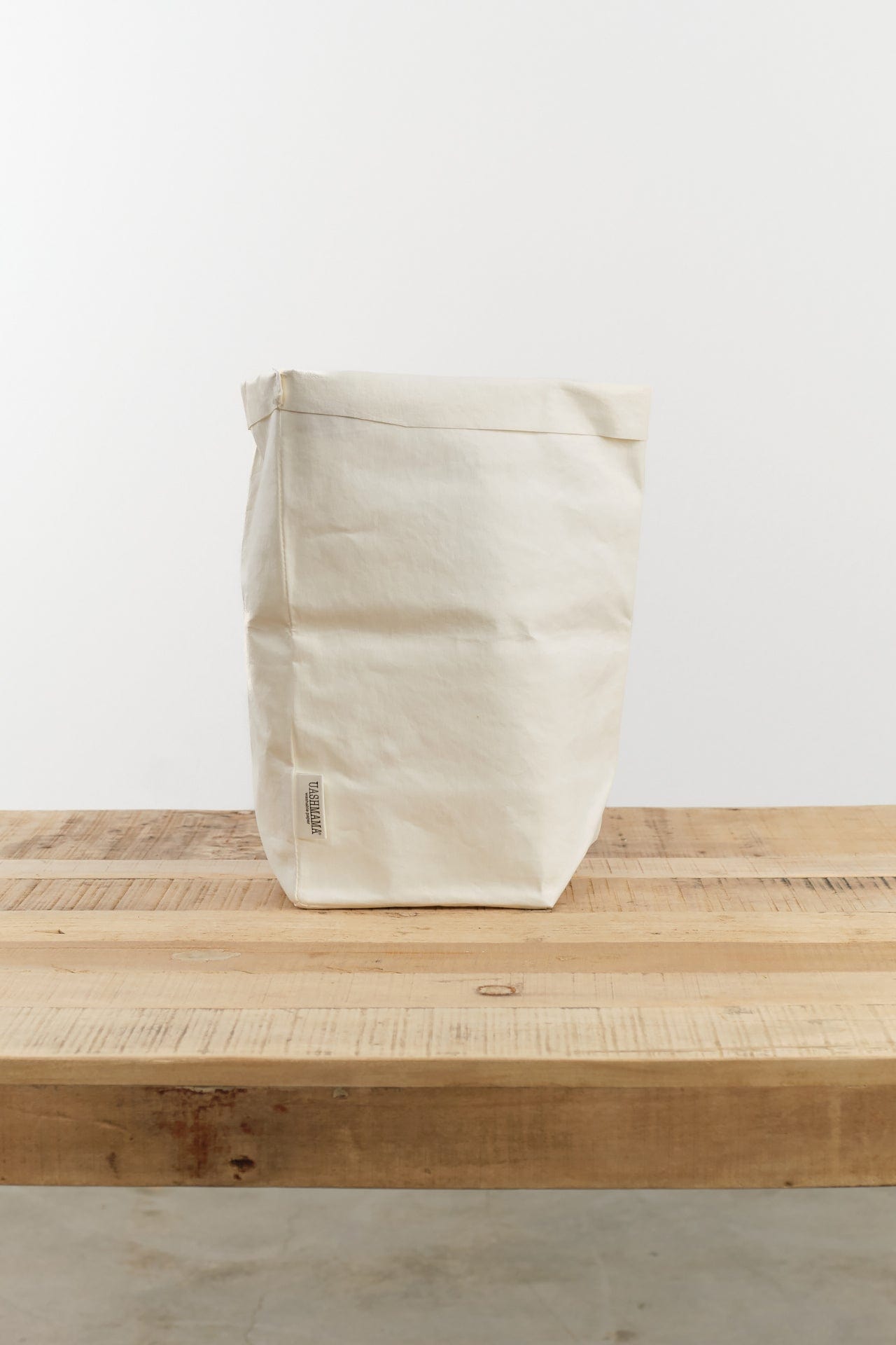 Uashmama Home Baskets Large Plus Paper Bag White / 14.5" L 13" W X 12.5" H