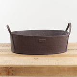 Uashmama Home Baskets Medium Catino Storage Tray Dark Grey / 6" H X 12" D X 18" W