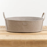 Uashmama Home Baskets Medium Catino Storage Tray Grey / 6" H X 12" D X 18" W