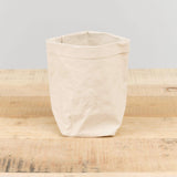 Uashmama Home Bath Organization Piccolo Paper Bag Cachemire / 6" W X 6.25" L X 6.5" H