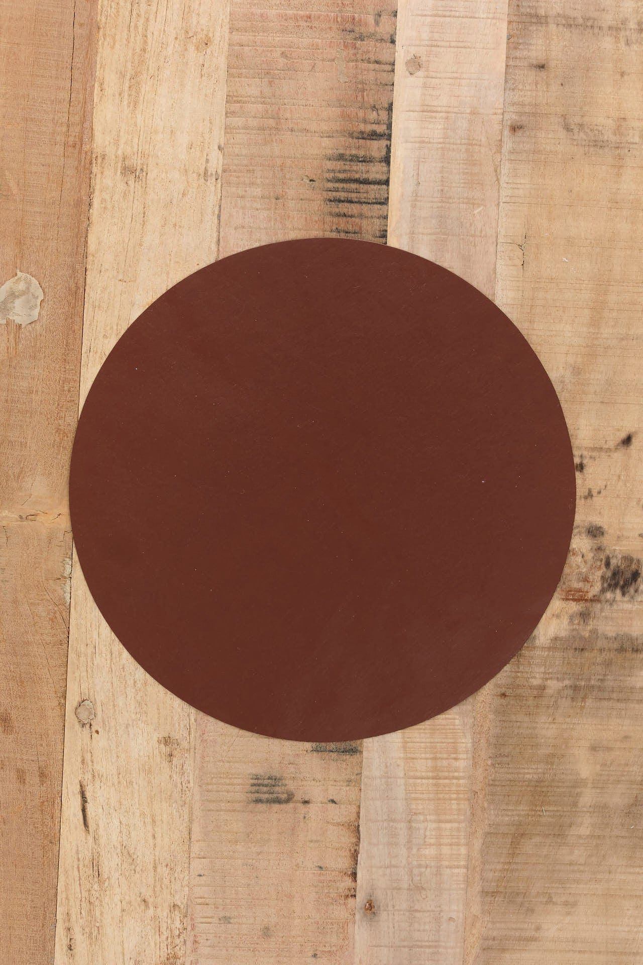 Uashmama Home Kitchen Placemats Placemat Tec Round Cognac / 13.5" Dia