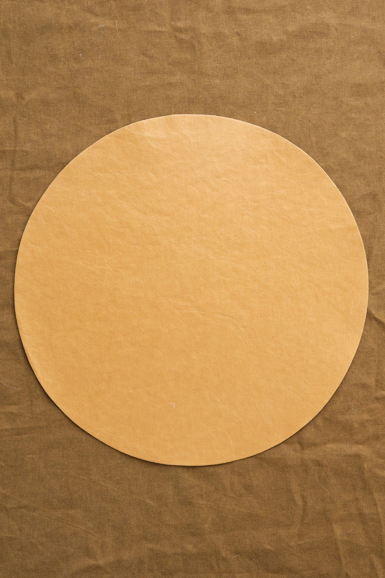 Uashmama Home Kitchen Placemats Placemat Tec Round Camel / 13.5" Dia
