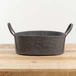 Uashmama Home Baskets Small Catino Storage Tray Dark Grey / 5.5" H X 9" D  X 13.5" W