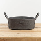 Uashmama Home Baskets Small Catino Storage Tray Dark Grey / 5.5" H X 9" D X 13.5" W