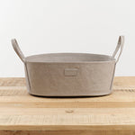 Uashmama Home Baskets Small Catino Storage Tray Grey / 5.5" H X 9" D  X 13.5" W