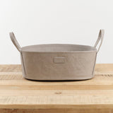 Uashmama Home Baskets Small Catino Storage Tray Grey / 5.5" H X 9" D X 13.5" W