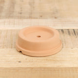Uashmama Home Lamps Hurricane Shade Base Terracotta / 4" Dia X 1 " H