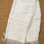 Uniq'uity Home Throws Nash Throw in Natural Natural / 73" X 55"