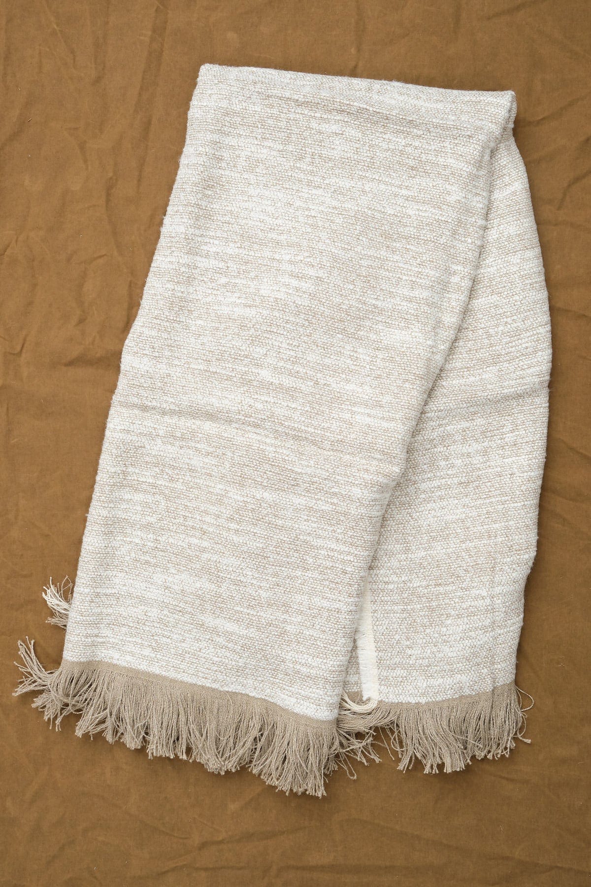 Uniq'uity Home Throws Nash Throw in Natural Natural / 73" X 55"