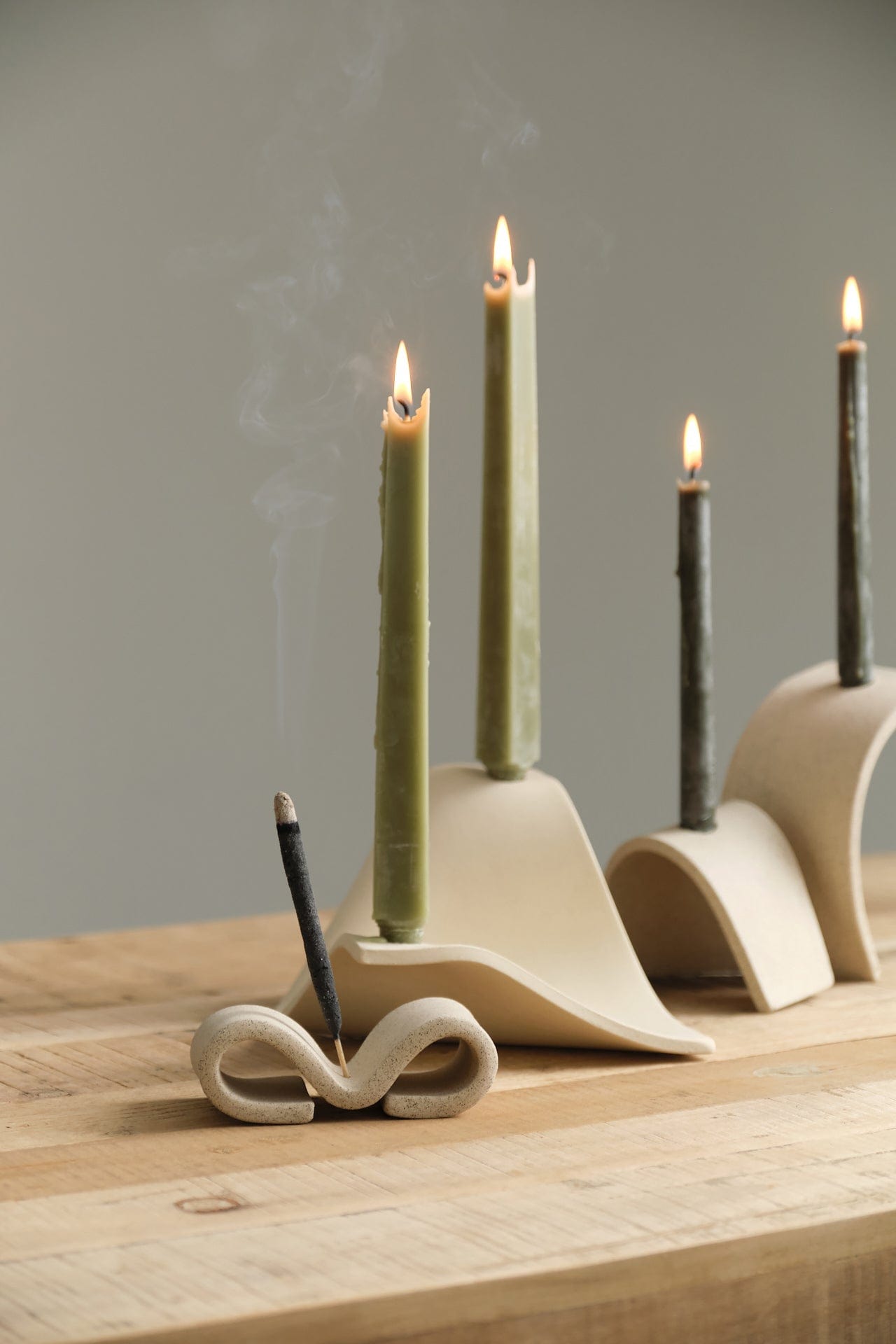 Virginia Sin Home Incense Ming Incense Holder Sand / 5.5" L X 3" W X 1.5" H