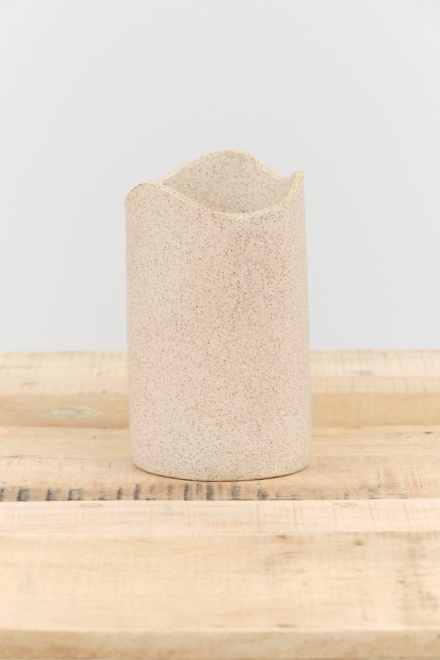 Virginia Sin Home Kitchen Containers Swell Utensil Holder Salt / 7.5" H X 4.5" Dia