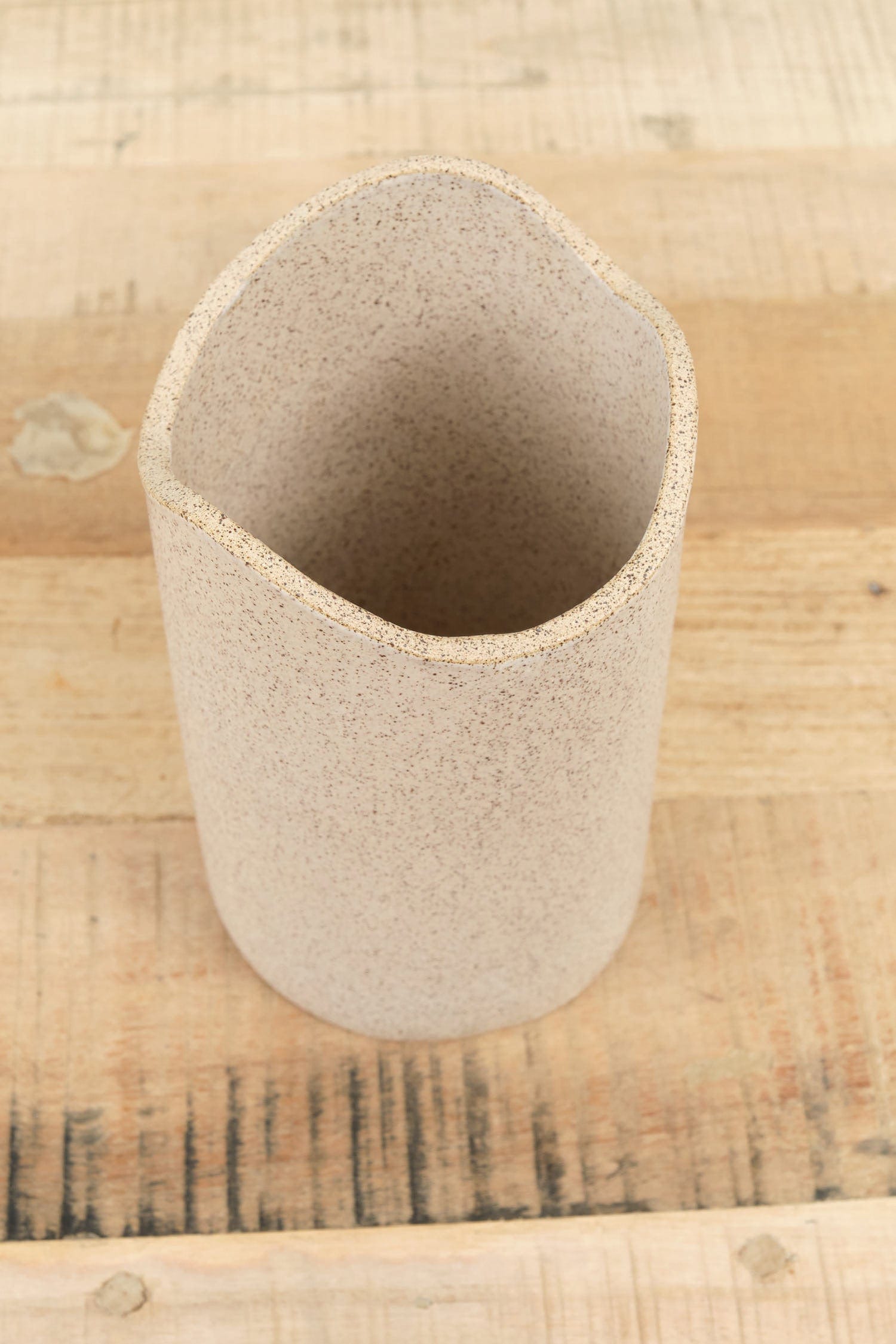 Virginia Sin Home Kitchen Containers Swell Utensil Holder Salt / 7.5" H X 4.5" Dia