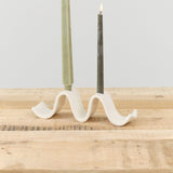 Virginia Sin Home Candle Holders Wyn Candelabra Cream / 10.5"L X 2.5"W X 3"H