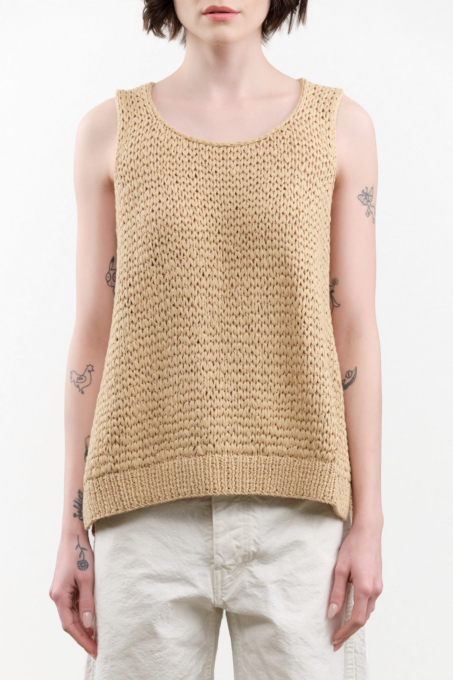 Wol Hide Apparel Womens Blouses Handknit Tank